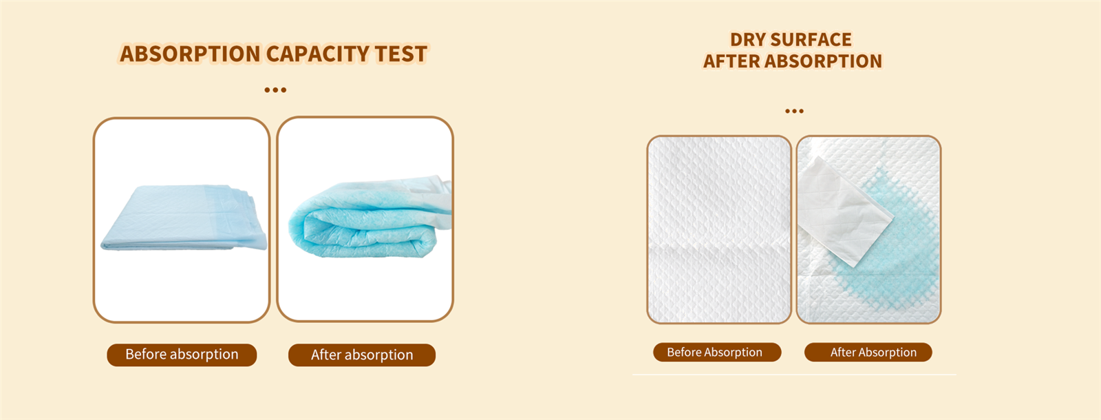 Dog Pad Absorption Test Dog Pad Absorption Test